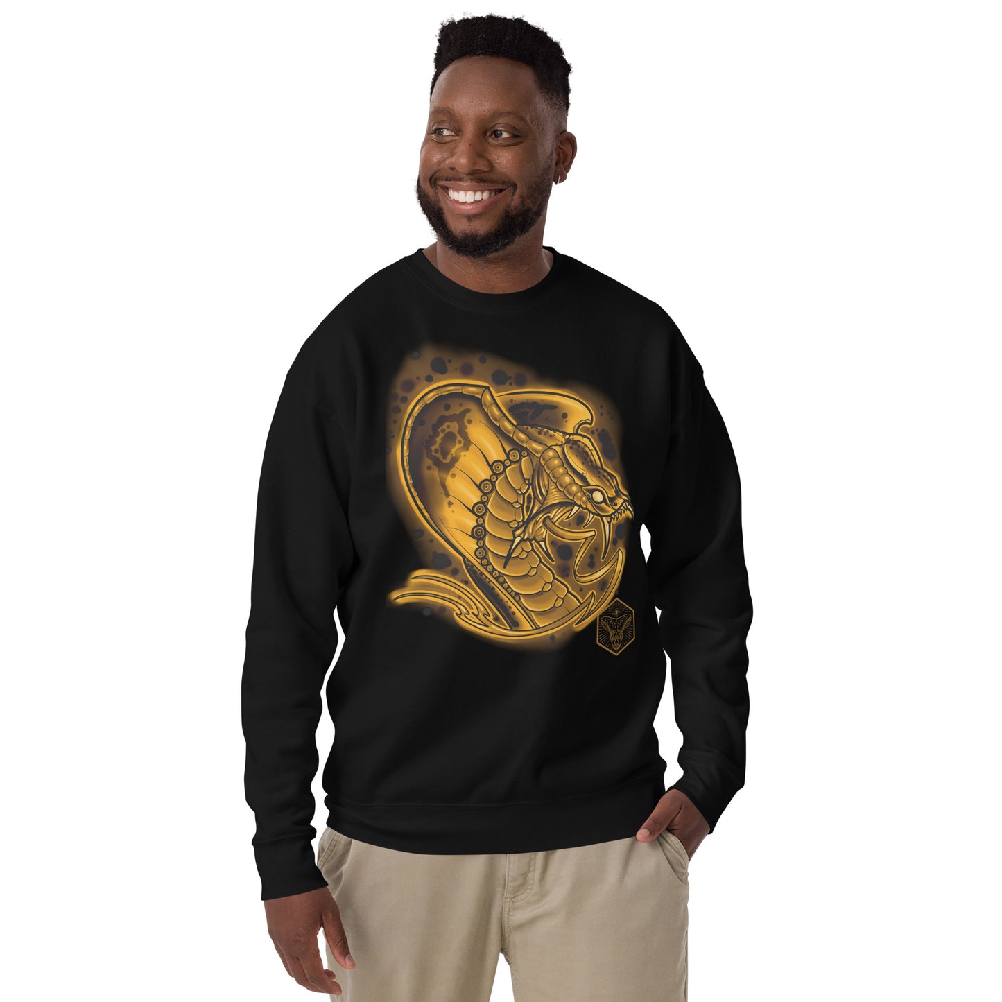 King Cobra Gold Variant Unisex Premium Sweatshirt