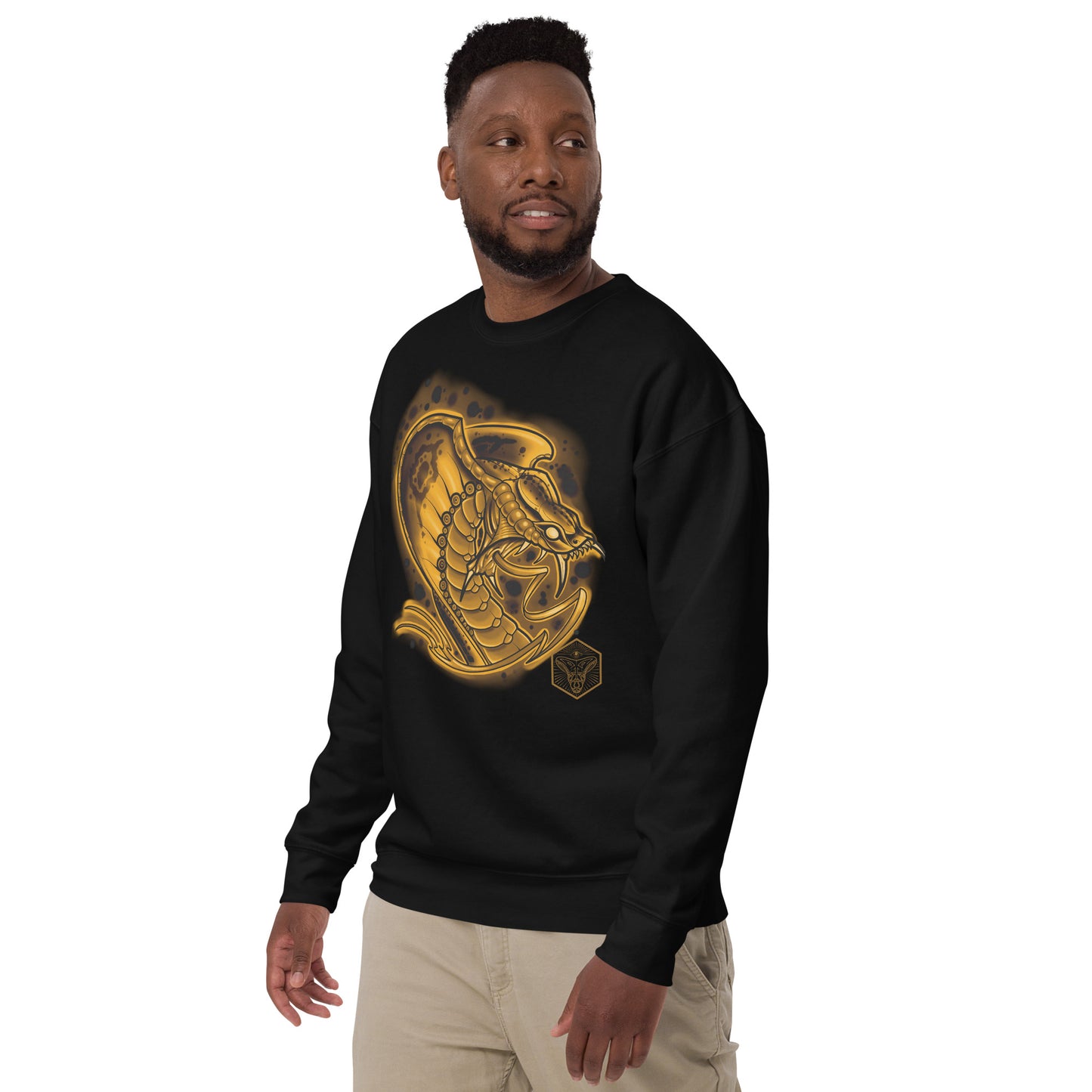 King Cobra Gold Variant Unisex Premium Sweatshirt