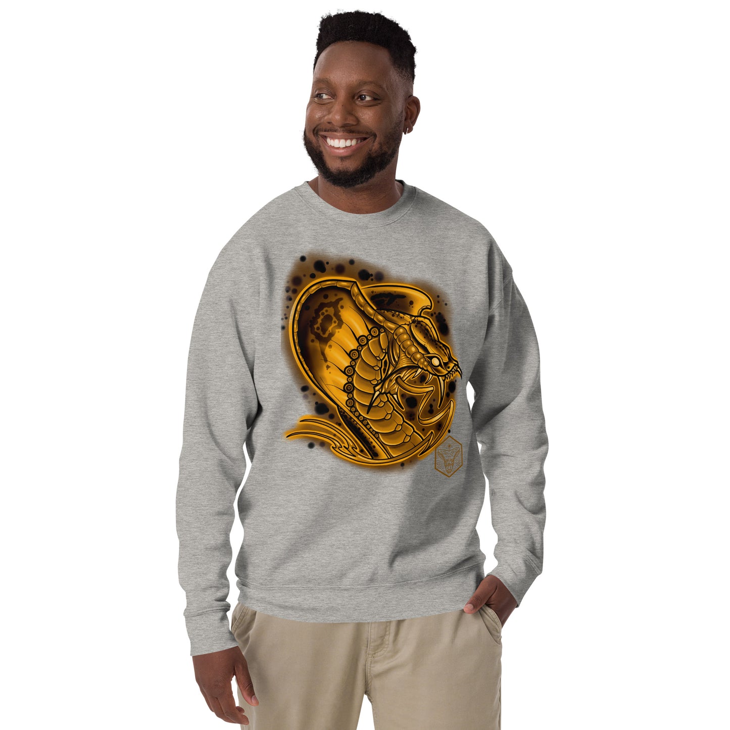 King Cobra Gold Variant Unisex Premium Sweatshirt