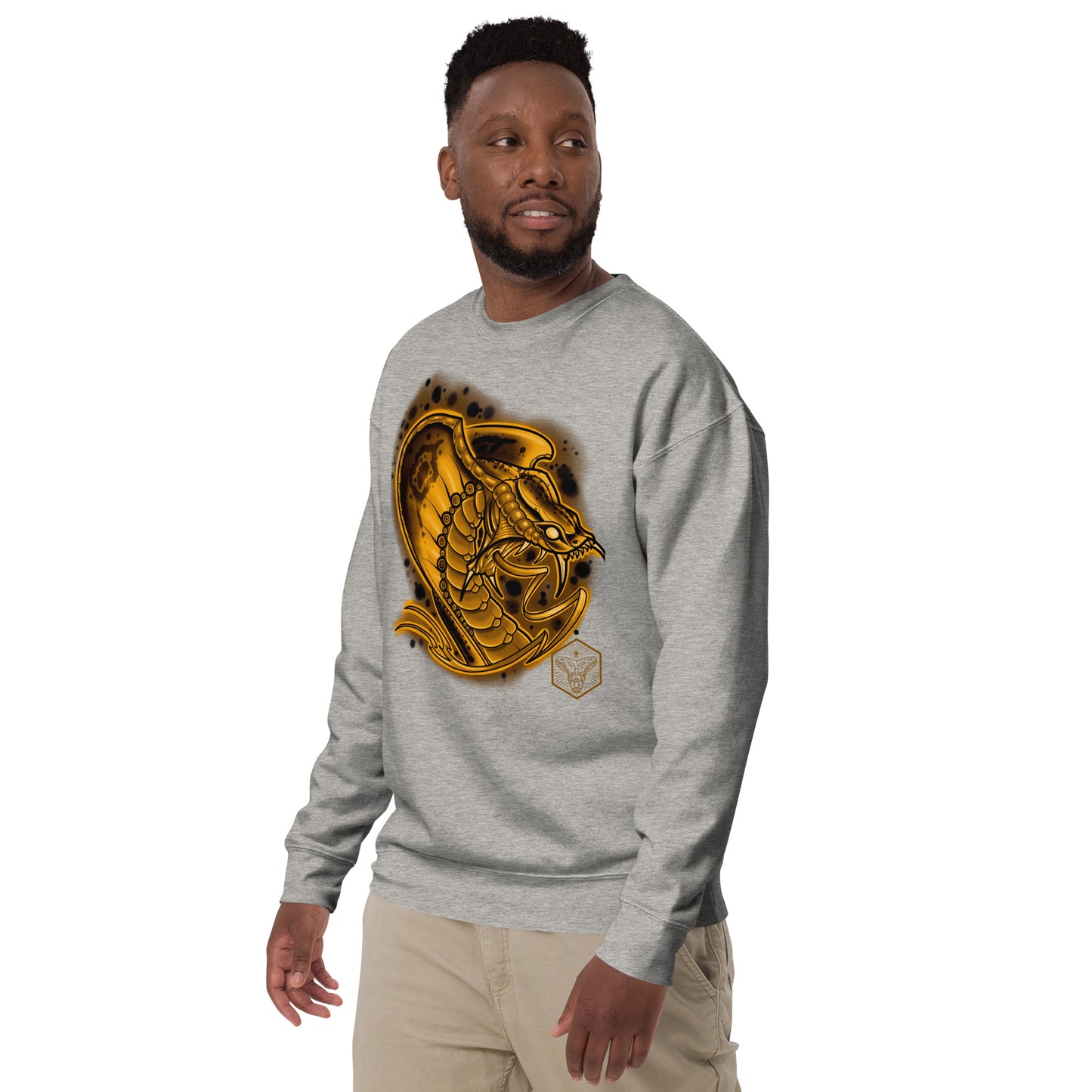 King Cobra Gold Variant Unisex Premium Sweatshirt