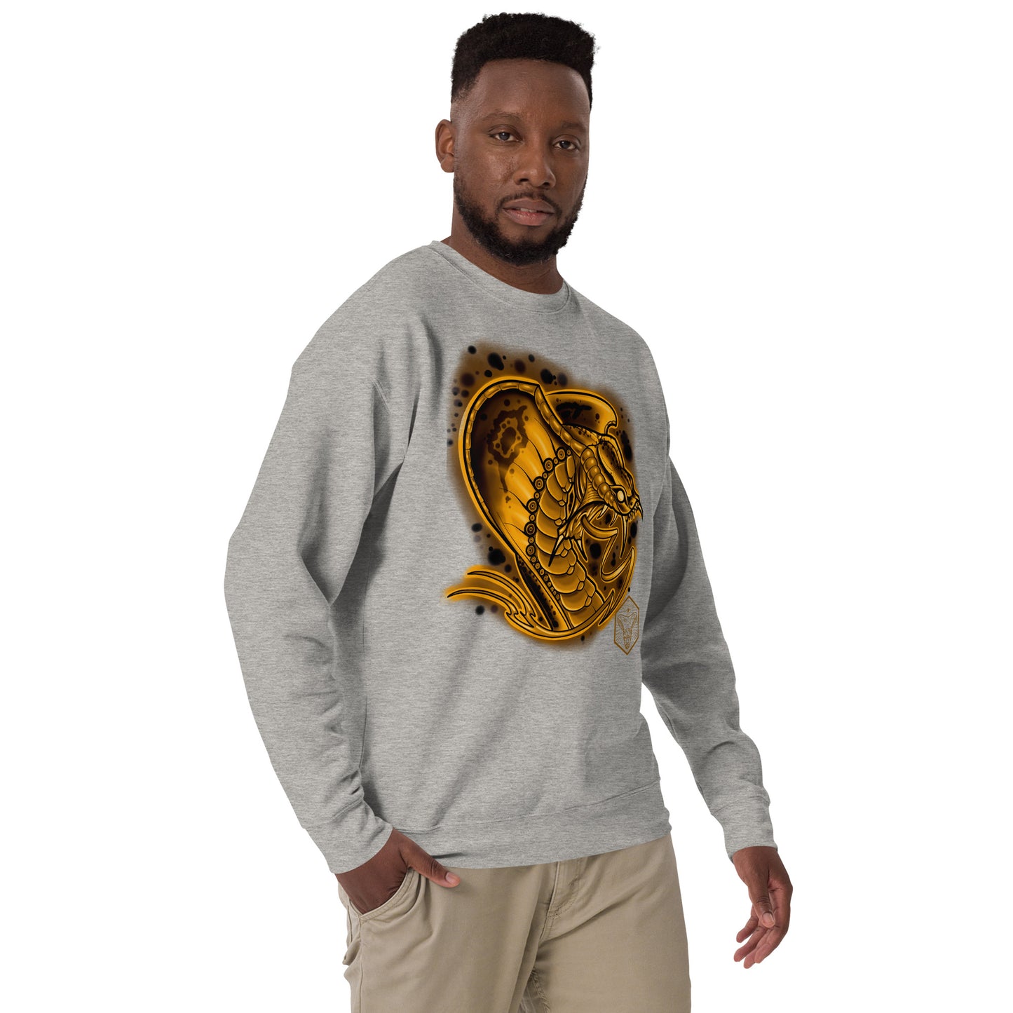 King Cobra Gold Variant Unisex Premium Sweatshirt