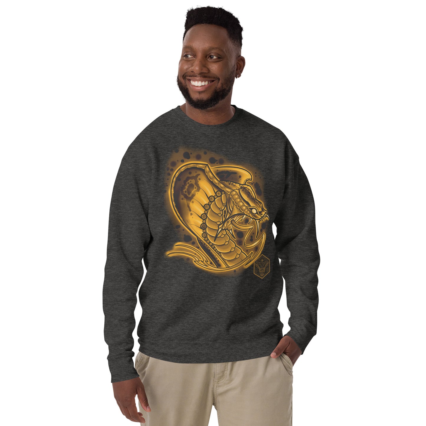 King Cobra Gold Variant Unisex Premium Sweatshirt