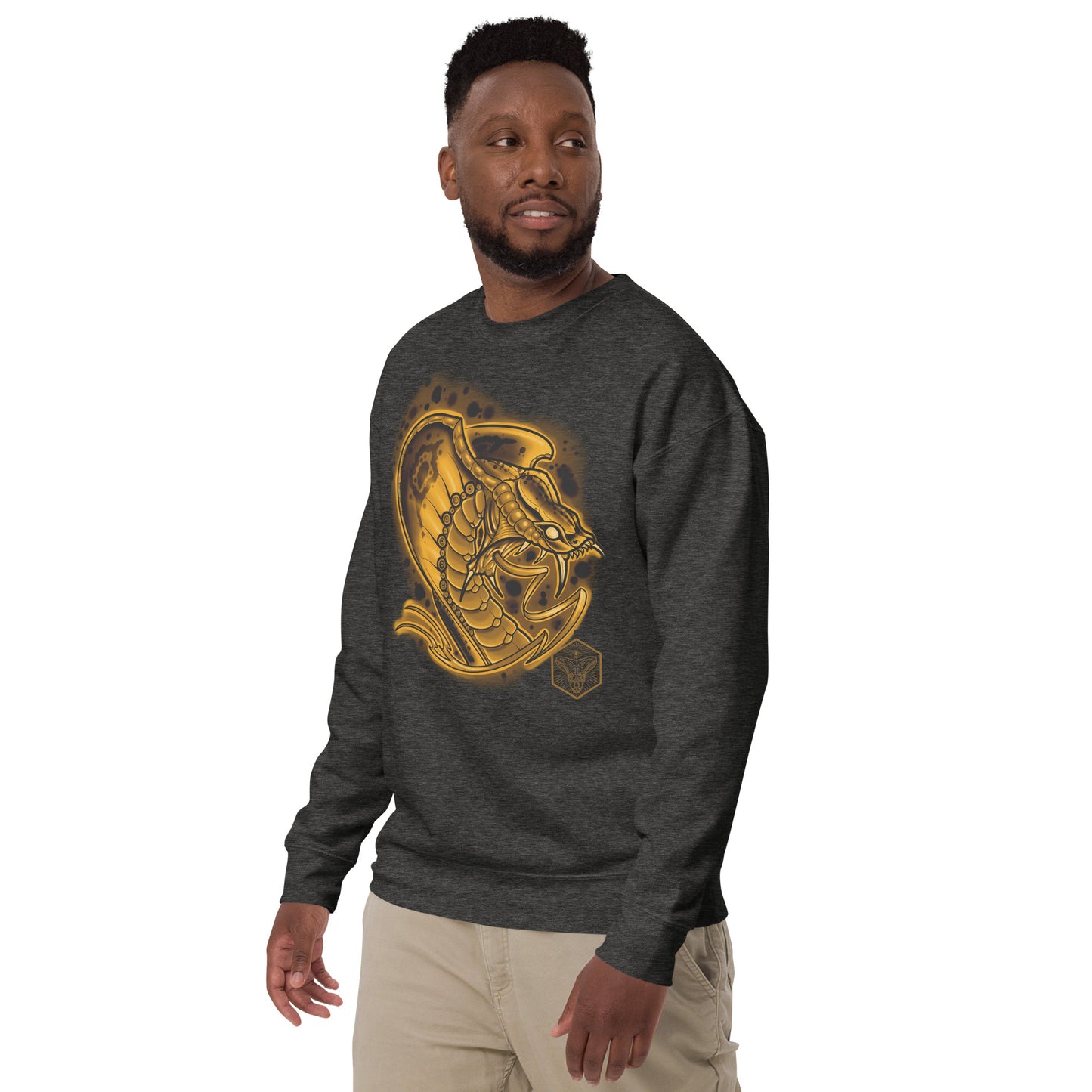 King Cobra Gold Variant Unisex Premium Sweatshirt