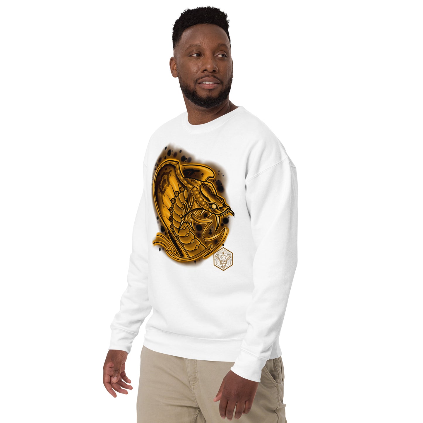 King Cobra Gold Variant Unisex Premium Sweatshirt